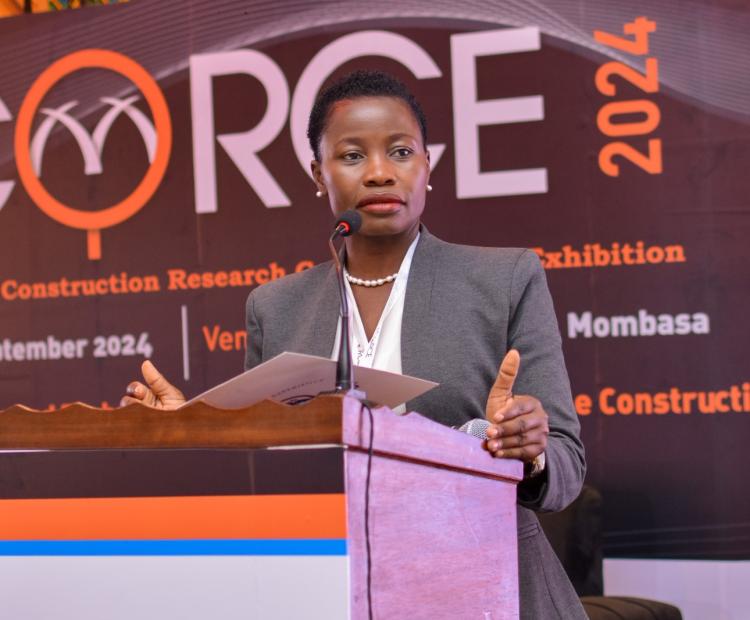 PS speaks at the 5th international construction research conference and exhibition (ICORCE)