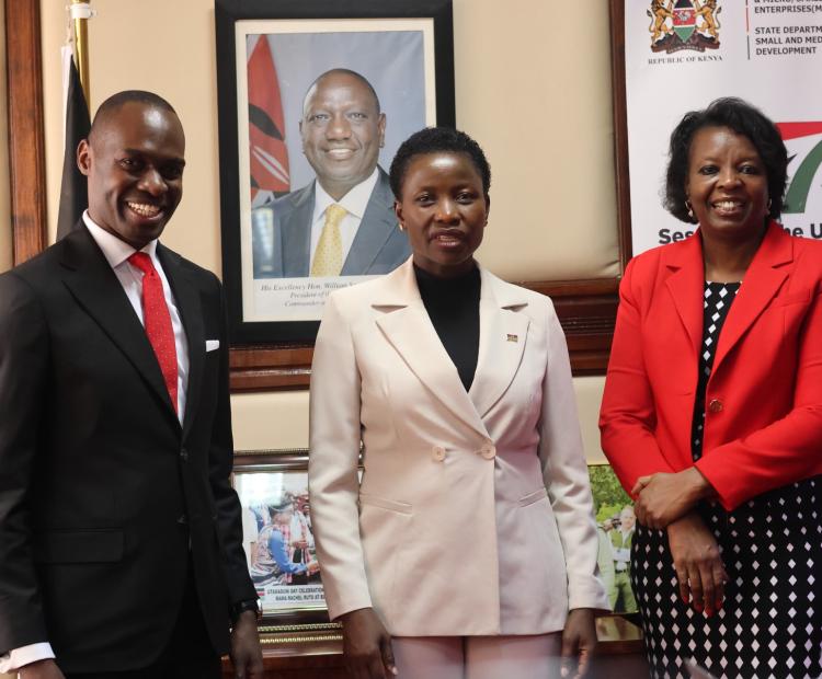 PS meets Co-operatives University of Kenya newly appointed leadership