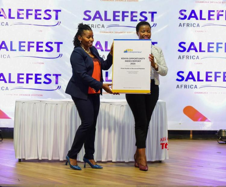 PS showcases the launched Kenya Opportunity Index Report