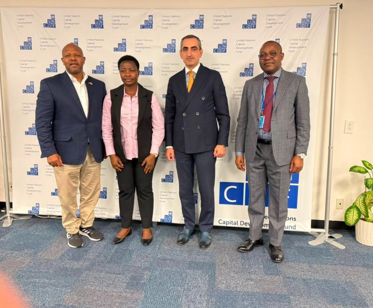 Chair of the Kenya Vision 2030 Board, Dr Emmanuel Kombe Nzai, PS MSMEs Development, Hon. Susan Mang'eni C.B.S, Secretary of Economic, Mr Festus Wangwe, from the State Department of Economic Planning