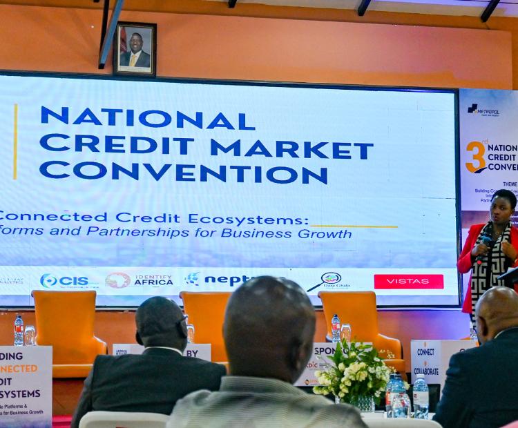 Principal Secretary MSMEs Development at the 3rd National Credit Market Convention